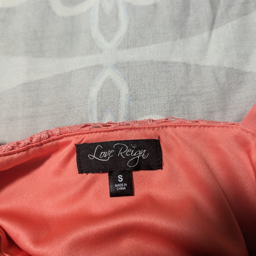 Peach Dress -Love Reign- size S - Picture 6 of 9